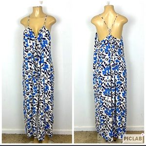 ELOQUII BLUE FLORAL BOTTOMS DRESS SIZE 18